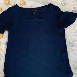 Banana Republic sheer blue dress shirt